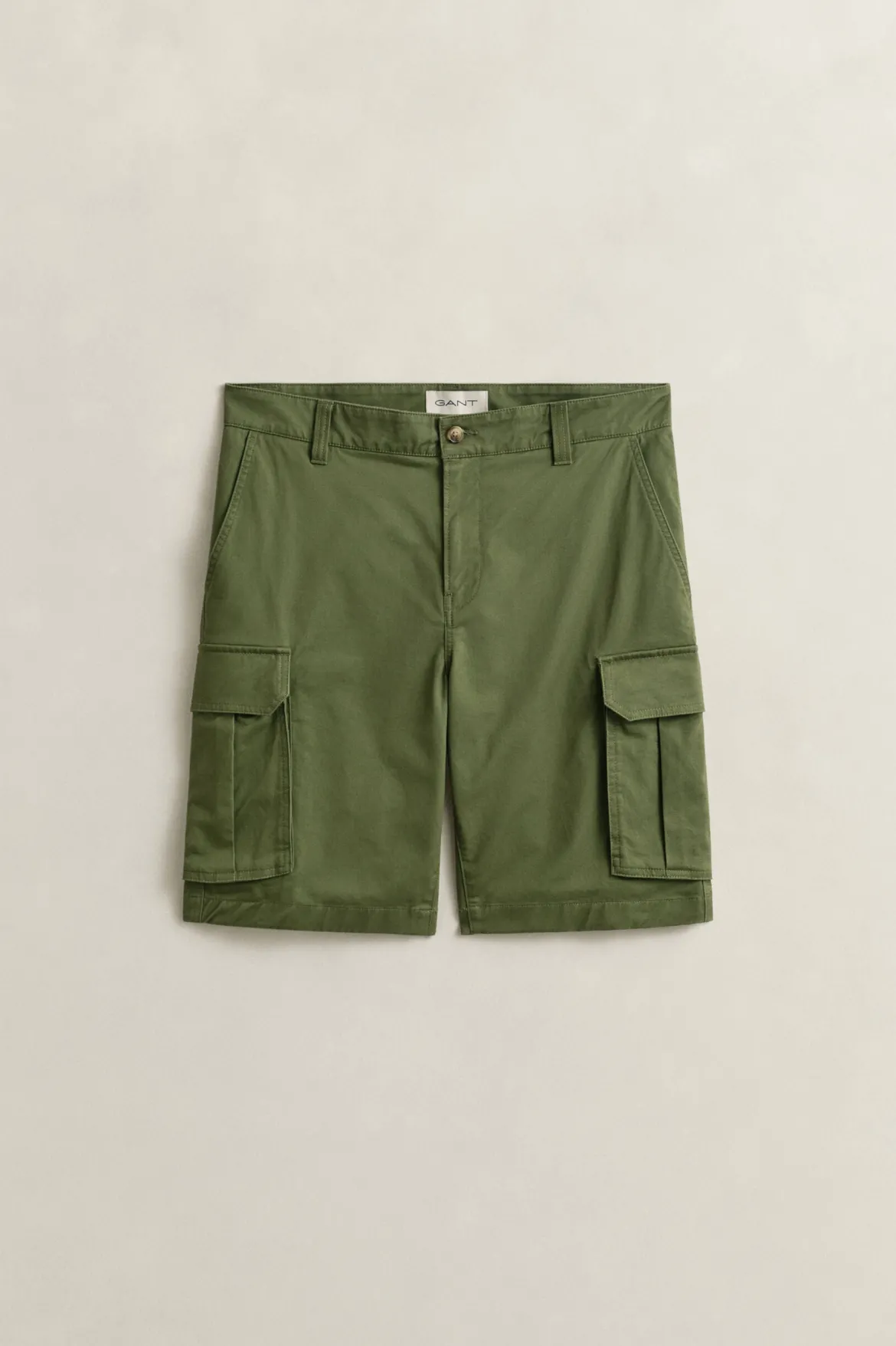 Gant miesten Cargo shortsit Regular Classic, tummanvihreä