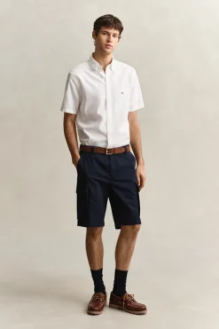 Gant miesten cargo-shortsit Regular Classic Cargo, tummansininen