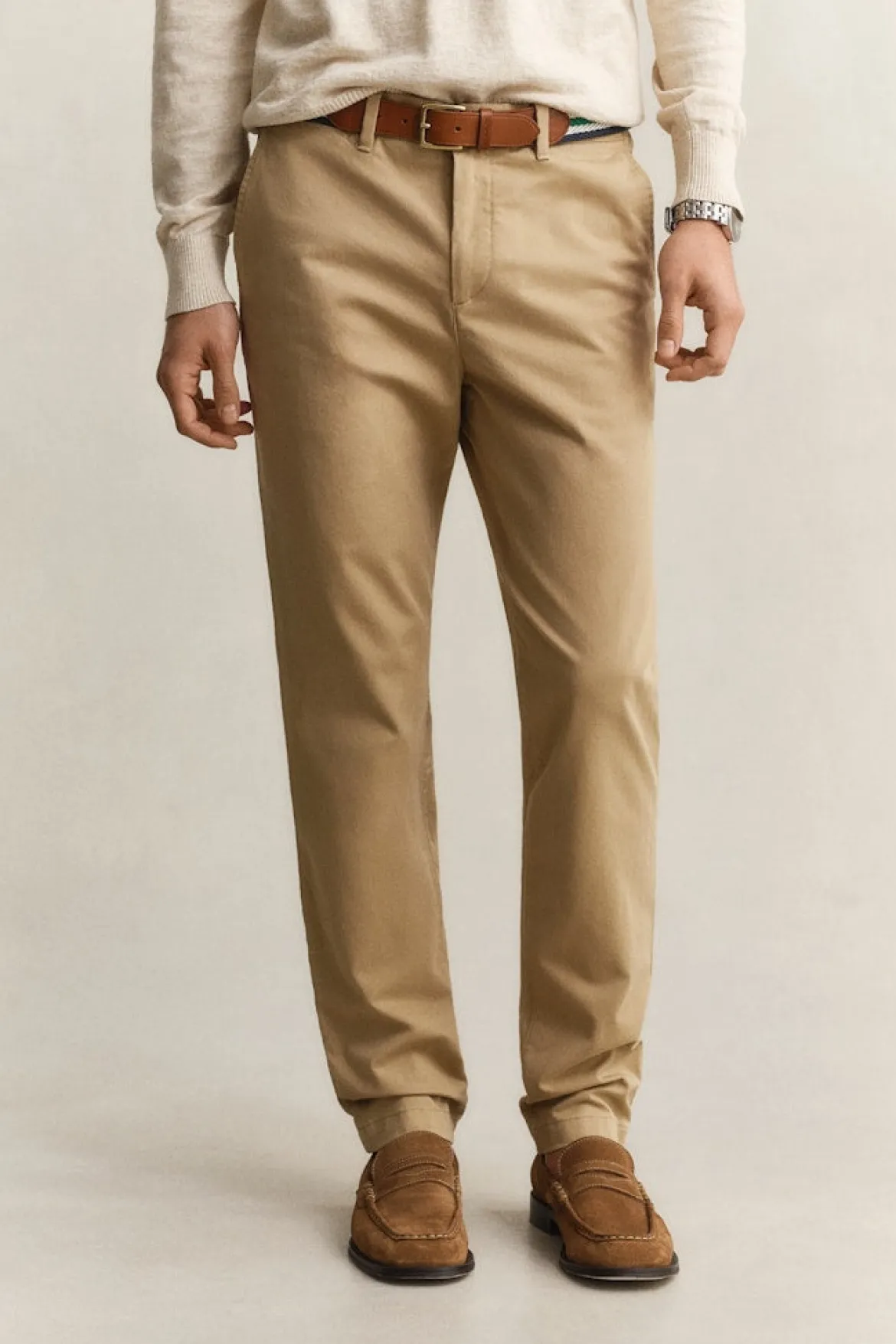 Gant miesten chinot Slim Chinos, Oat Beige