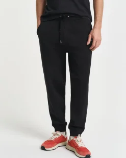 Gant miesten collegehousut Reg Shield Sweatpants, musta