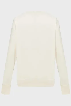 Gant miesten collegepaita Graphic C-Neck, luonnonvalkoinen