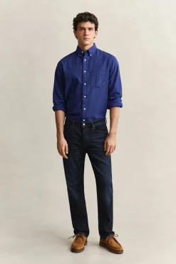 Gant miesten farkut Gant Jeans regular fit, sininen, indigo