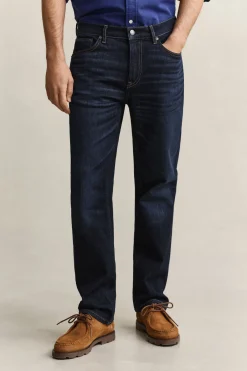 Gant miesten farkut Gant Jeans regular fit, sininen, indigo