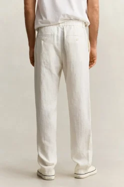 Gant miesten housut Regular Linen Pant, kerma