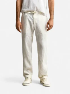Gant miesten housut Regular Linen Pant, kerma