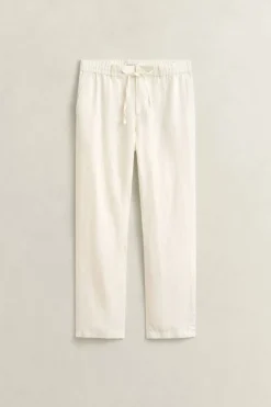 Gant miesten housut Regular Linen Pant, kerma
