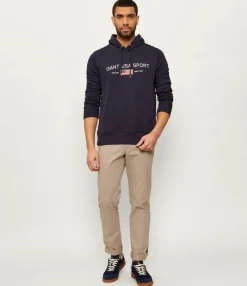 Gant miesten huppari Graphic Hoodie, tummansininen