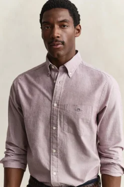 Gant miesten kauluspaita Regular Fit Classic Oxford Shirt, Deep Grape Wine