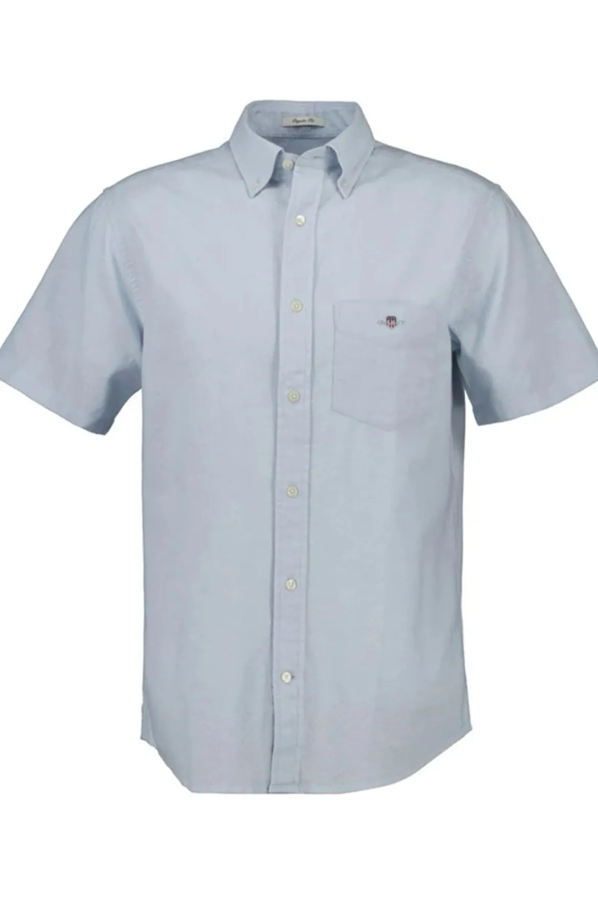 Gant miesten kauluspaita, REG DOBBY SS SHIRT Sininen Kuosi
