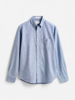 Gant miesten kauluspaita Regular Oxford, vaaleansininen