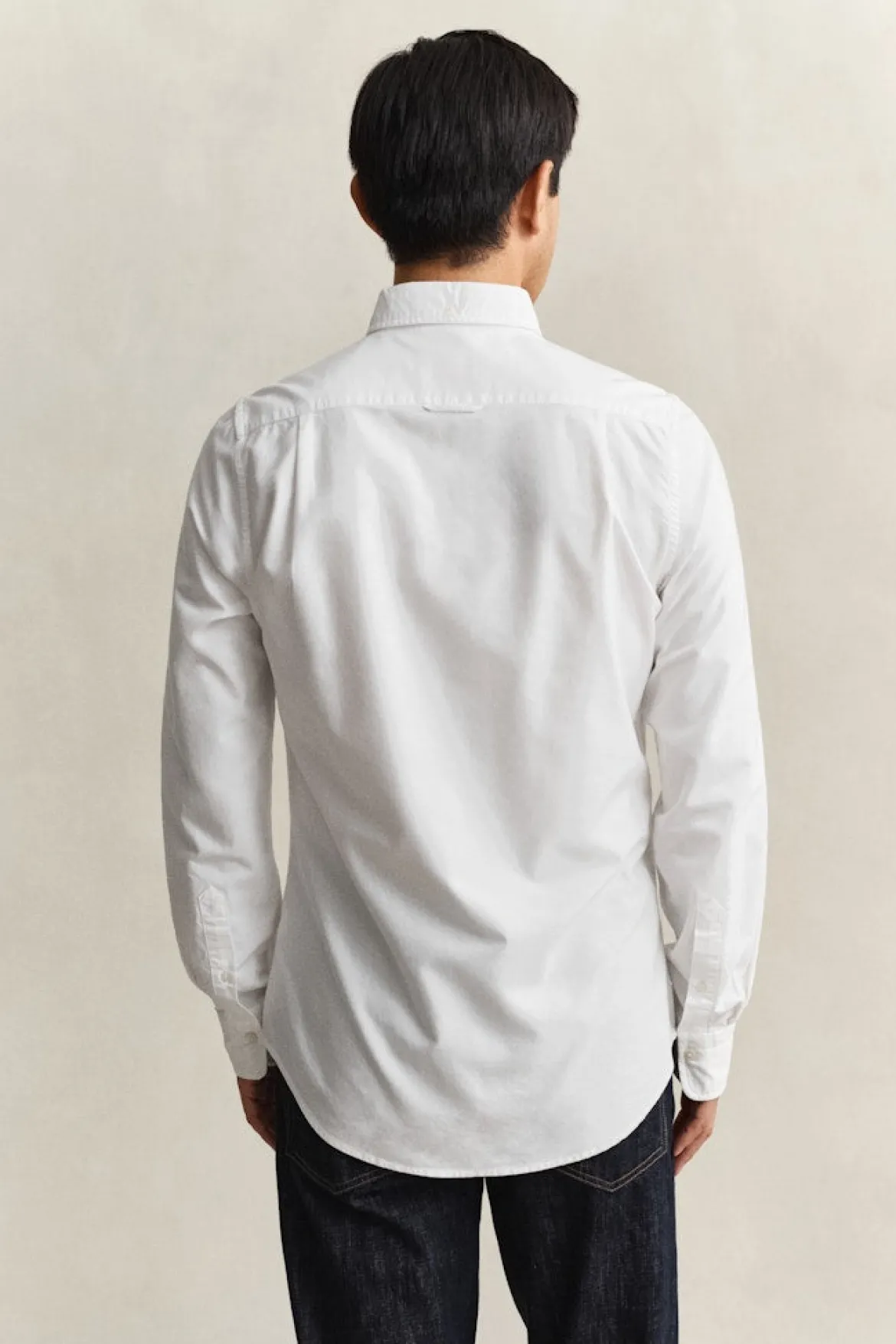 Gant miesten kauluspaita Slim Fit Classic Poplin Shirt, Valkoinen