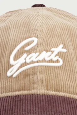 Gant miesten lippis Contrast Color Cord Cap, beige