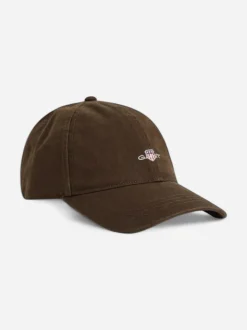 Gant miesten lippis Shield Cotton Twill Cap, tummanruskea