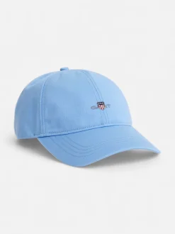 Gant miesten lippis, SHIELD COTTON TWILL CAP Vaaleansininen
