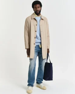 Gant miesten neulepusero Regular Shield C-Neck Sweater, vaaleansininen