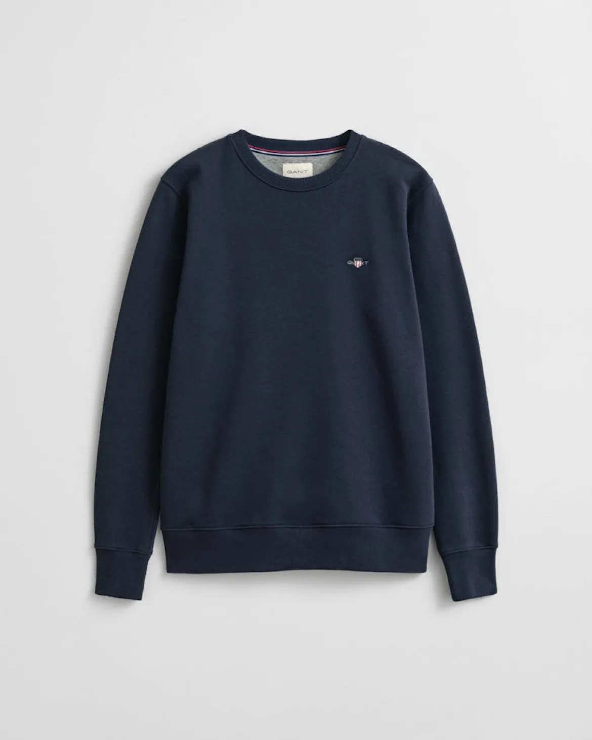 Gant miesten neulepusero Shield C-Neck, tummansininen