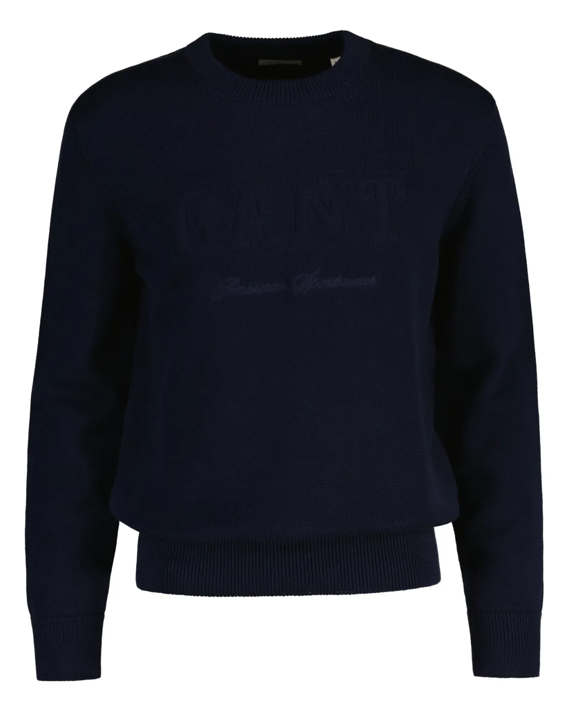 Gant miesten neulepusero Tonal Graphic C-Neck, tummansininen