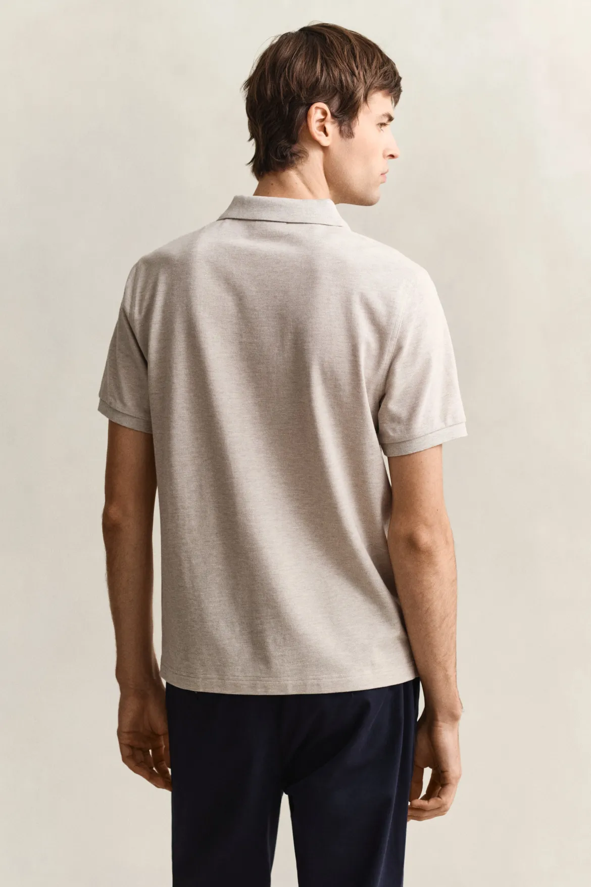 Gant miesten pikeepaita Reg Shield SS Piqué Polo, beige