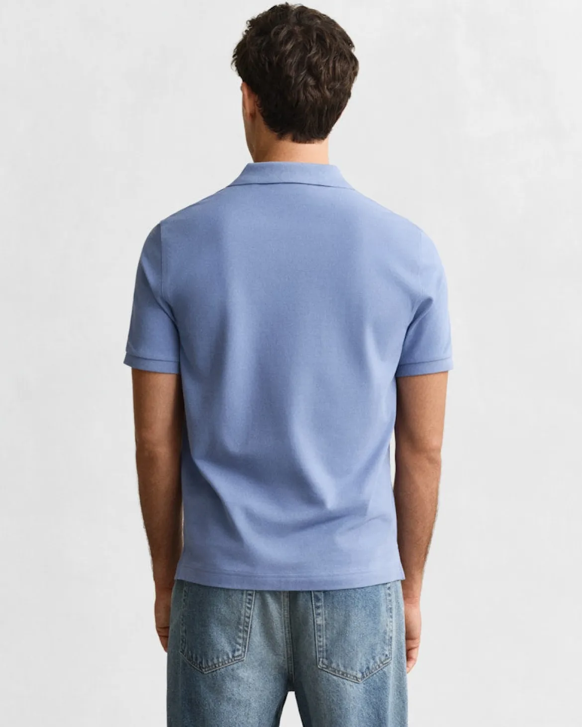 Gant miesten pikeepaita Regular Shield Ss Pique, sininen