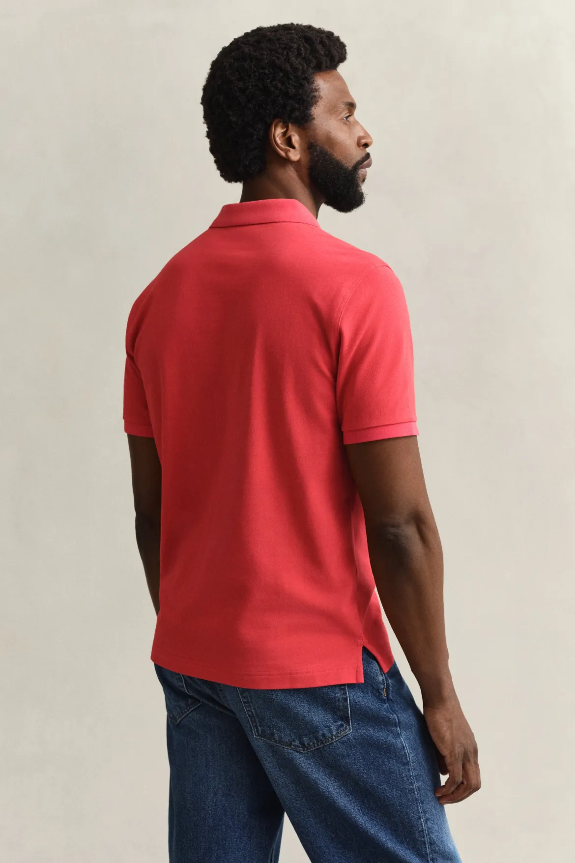 Gant miesten pikeepaita Regular Fit Shield Piqué Polo Shirt, punainen