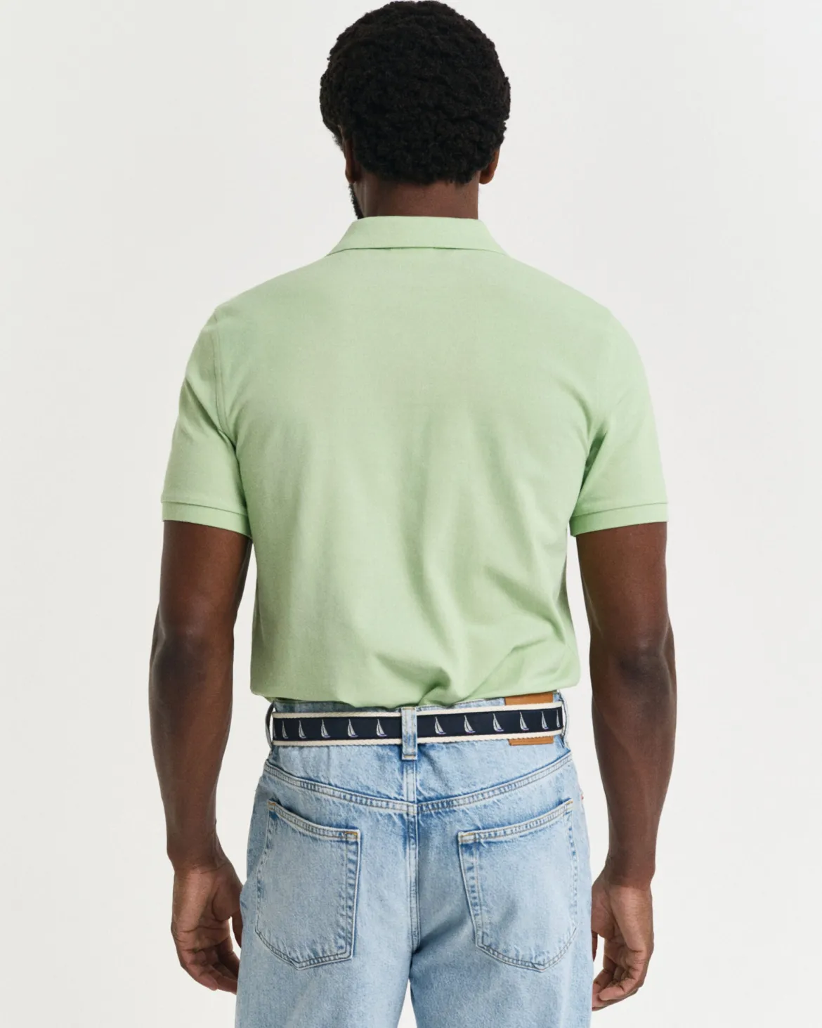 Gant miesten pikeepaita Shield Piqué Polo Shirt, omenanvihreä