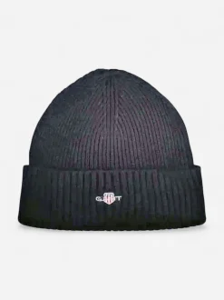 Gant miesten pipo, COTTON BLEND BEANIE Musta