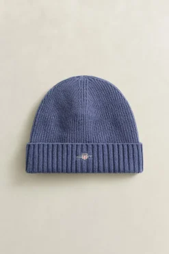 Gant miesten pipo Shield Wool Beanie, sininen