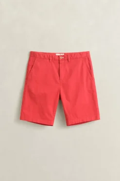 Gant miesten shortsit K Reg Sun Faded Chino Shorts, punainen