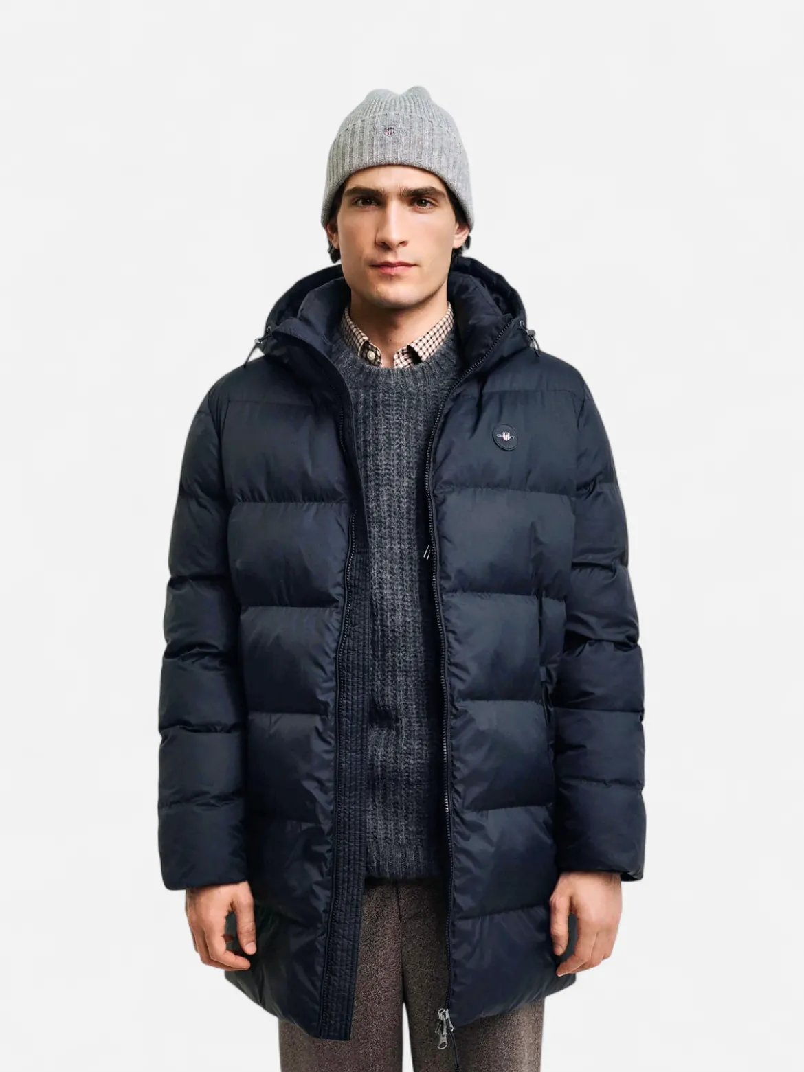 Gant Miesten Talvitakki, ACTIVE CLOUD MID LENGTH Musta