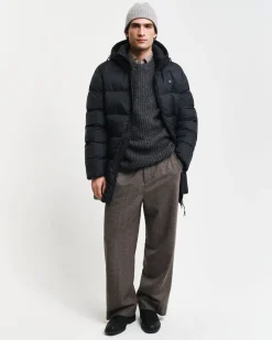 Gant Miesten Talvitakki, ACTIVE CLOUD MID LENGTH Musta