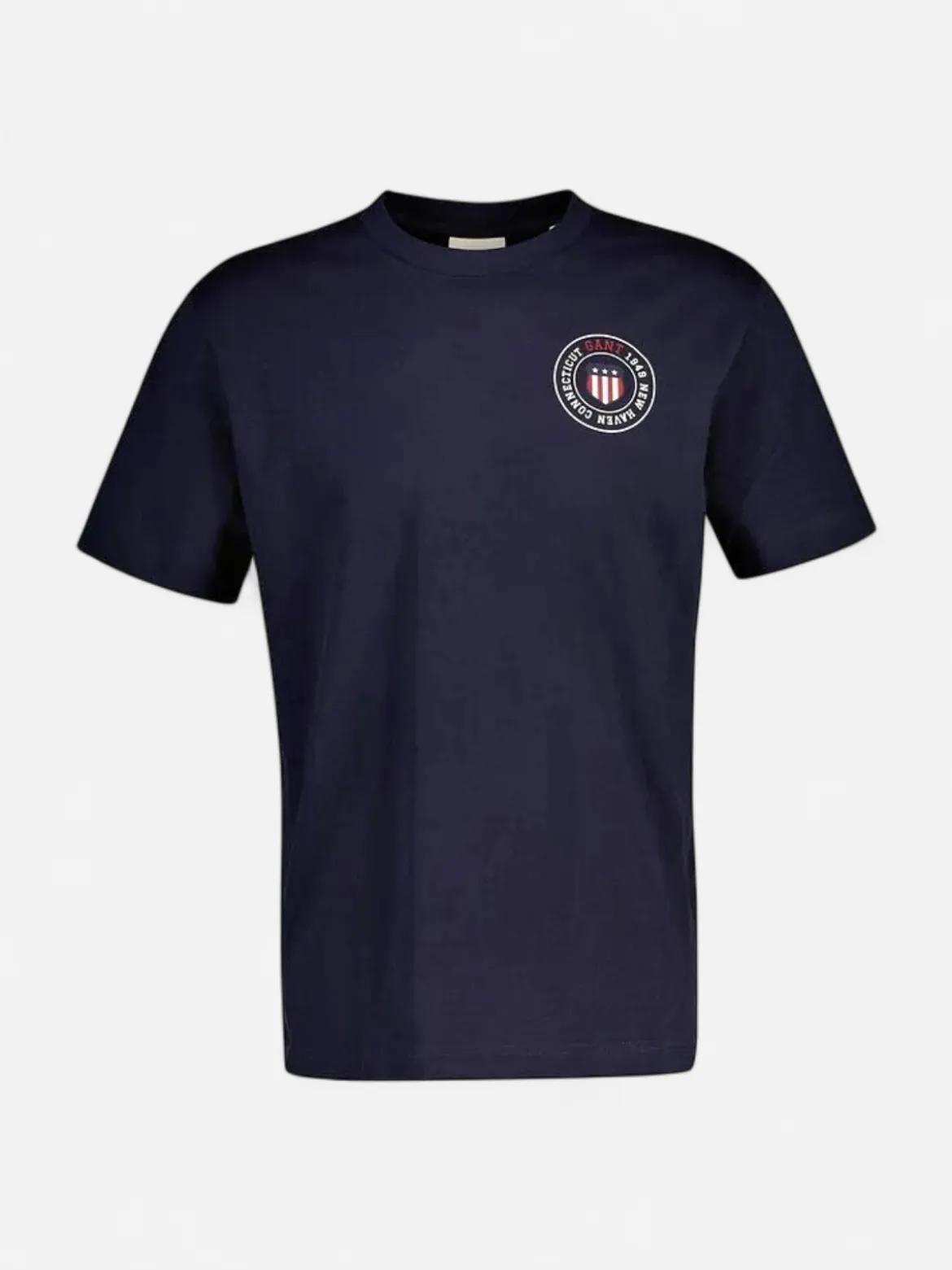 Gant miesten t-paita Graphic SS t-shirt, printed tummansininen