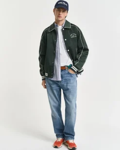 Gant miesten t-paita K Reg Archive Shield EMB SS T-Shirt, valkoinen