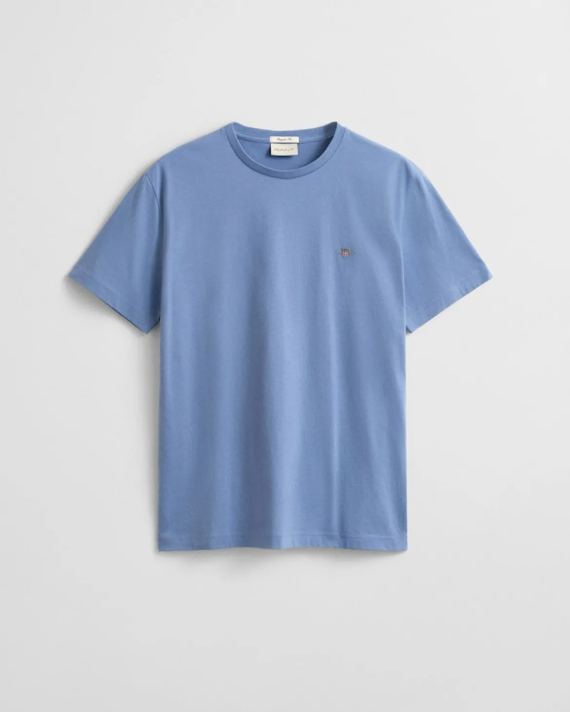 Gant miesten t-paita Reg Shield SS T-shirt, keskisininen