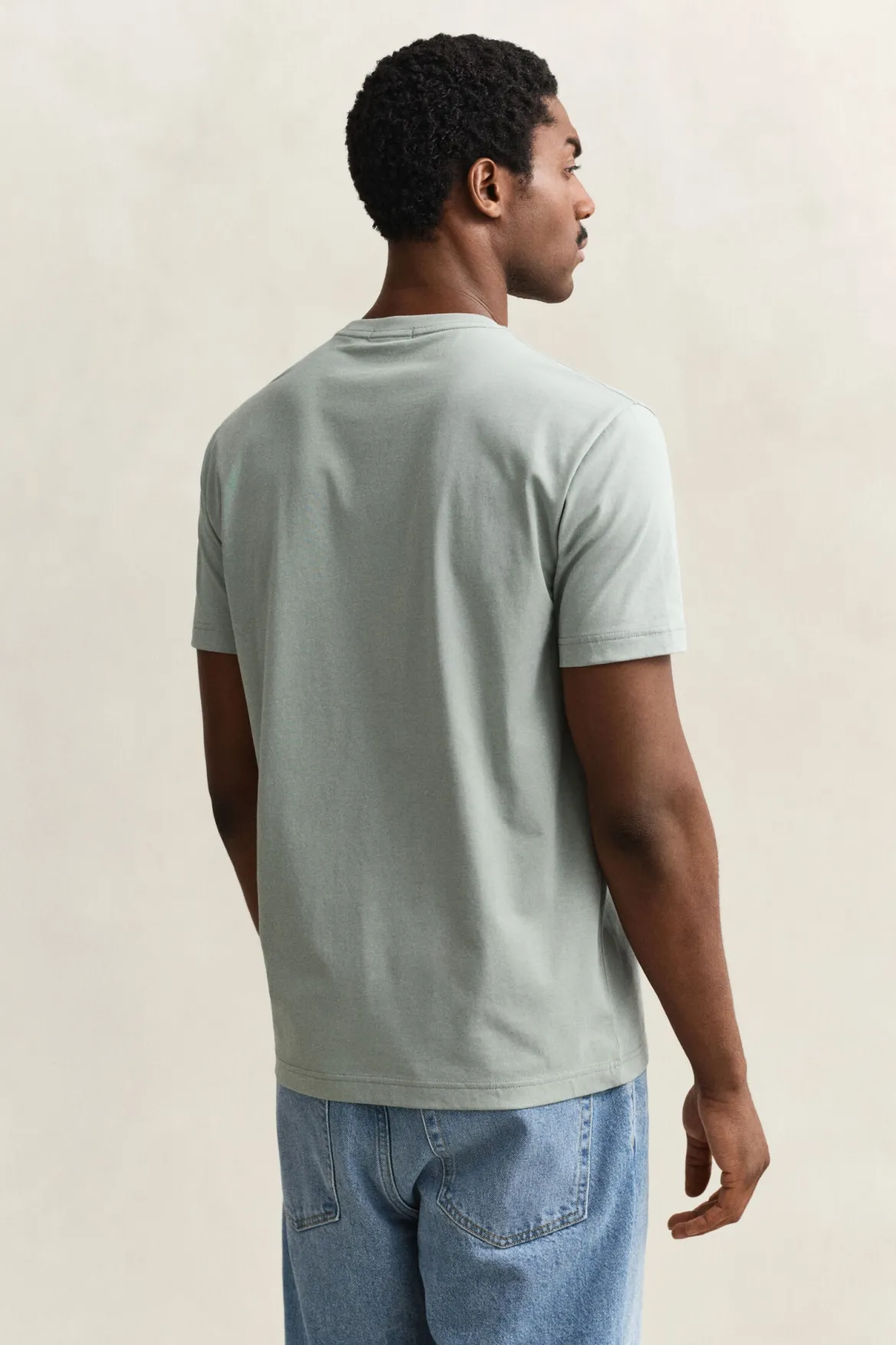 Gant miesten t-paita Reg Shield SS T-shirt, vaaleanvihreä