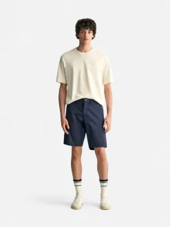 Gant miesten tvillishortsit, RELAXED TWILL SHORTS Tummansininen
