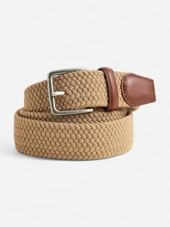 Gant miesten vyö Elastic Braided, Taupe Beige