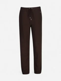 Gant naisten collegehousut Shield Sweatpants, tummanruskea