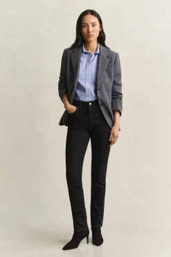 Gant naisten paitapusero Regular Corduroy Shirt, vaaleansininen
