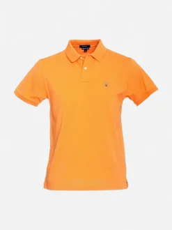 Gant Pikeepusero, Solid Pique Regular Fi Oranssi