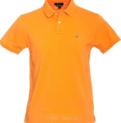 Gant Pikeepusero, Solid Pique Regular Fi Oranssi