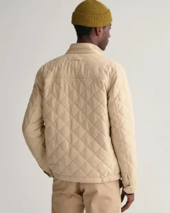 Gant tikkitakki, QUILTED WINDCHEATER Beige