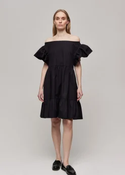 Gauhar naisten mekko, LISA DRESS BLACK Musta