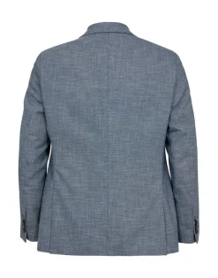 Gino Marcello miesten bleiseri Linen Look Blazer, tummansininen