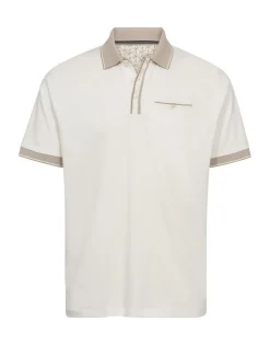 Gino marcello miesten pikeepaita Polo Performance Shirt, luonnonvalkoinen
