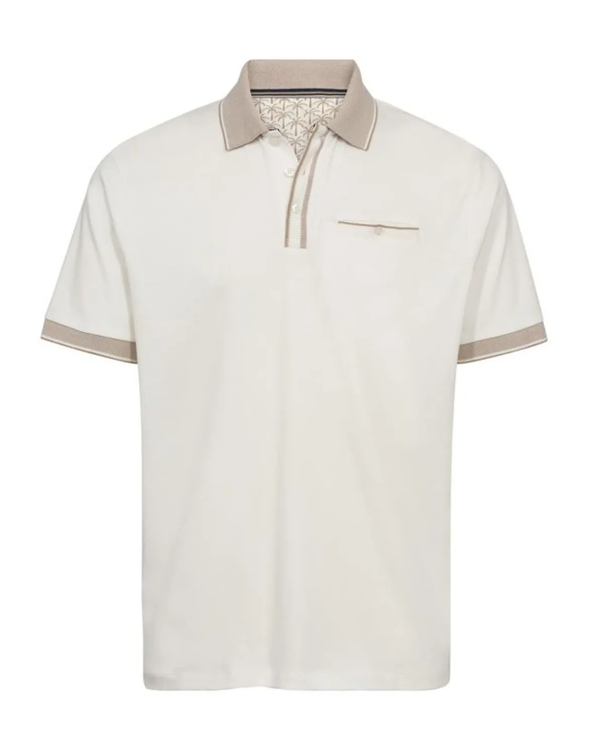 Gino marcello miesten pikeepaita Polo Performance Shirt, luonnonvalkoinen