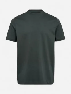Gino marcello miesten t-paita Cotton T-Shirt, tummanvihreä