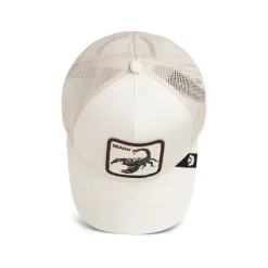 Goorin Bros lippis Deadly Scorpion Trucker Chalk, luonnonvalkoinen