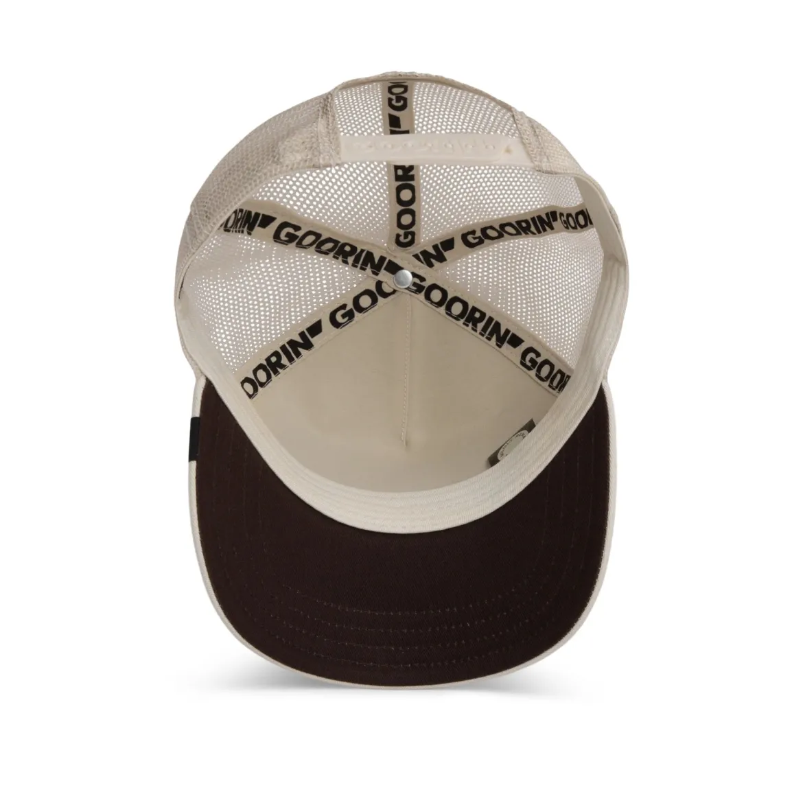 Goorin Bros lippis Deadly Scorpion Trucker Chalk, luonnonvalkoinen