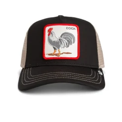 Goorin Bros lippis Rooster Trucker Black, musta