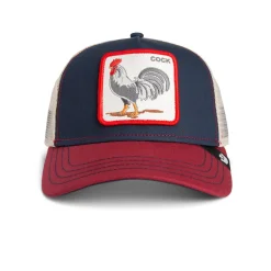 Goorin Bros lippis Rooster Trucker Navy Red, tummansininen